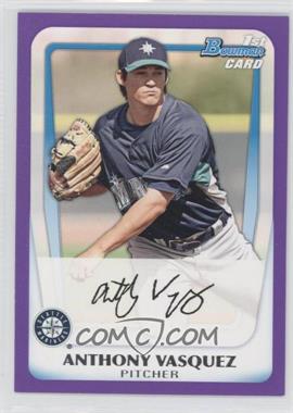 2011 Bowman - Prospects - Retail Purple #BP14 - Anthony Vasquez