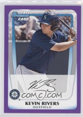 2011 Bowman - Prospects - Retail Purple #BP73 - Kevin Rivers