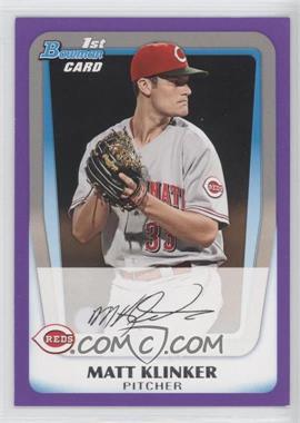 2011 Bowman - Prospects - Retail Purple #BP77 - Matt Klinker