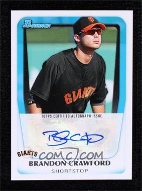 2011 Bowman - Prospects Autograph #BPA-BC - Brandon Crawford