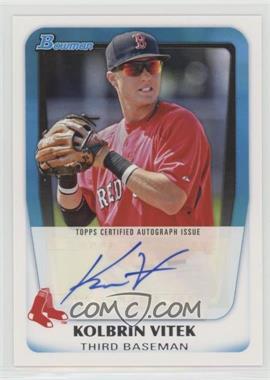 2011 Bowman - Prospects Autograph #BPA-KV - Kolbrin Vitek