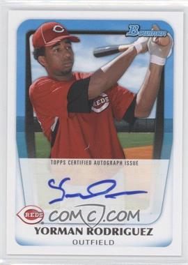 2011 Bowman - Prospects Autograph #BPA-YR - Yorman Rodriguez