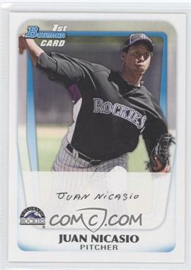 2011 Bowman - Prospects #BP46 - Juan Nicasio