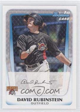 2011 Bowman - Prospects #BP55 - David Rubinstein