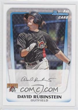 2011 Bowman - Prospects #BP55 - David Rubinstein