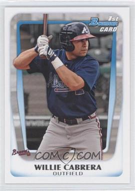 2011 Bowman - Prospects #BP62 - Willie Cabrera