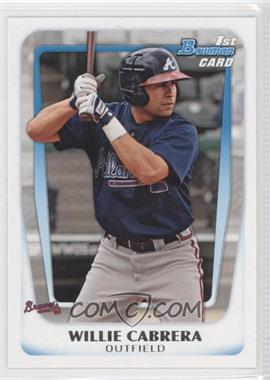 2011 Bowman - Prospects #BP62 - Willie Cabrera