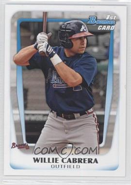 2011 Bowman - Prospects #BP62 - Willie Cabrera