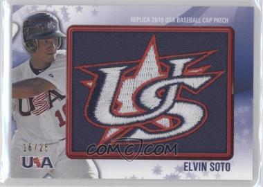 2011 Bowman - Replica 2010 USA Baseball Patch #USA-17 - Elvin Soto /25