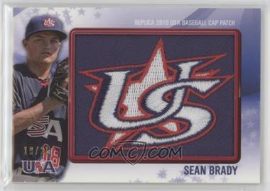 2011 Bowman - Replica 2010 USA Baseball Patch #USA-47 - Sean Brady /25