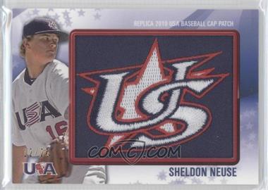 2011 Bowman - Replica 2010 USA Baseball Patch #USA-57 - Sheldon Neuse /25