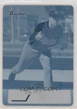 2011 Bowman - Topps 100 - Printing Plate Cyan #TP96 - Kyle Gibson /1