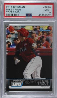 2011 Bowman - Topps 100 #TP90 - Mike Trout [PSA 9 MINT]