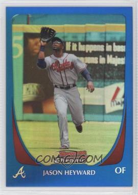 2011 Bowman Chrome - [Base] - Blue Refractor #16 - Jason Heyward /150