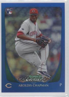 2011 Bowman Chrome - [Base] - Blue Refractor #177 - Aroldis Chapman /150