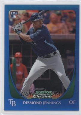 2011 Bowman Chrome - [Base] - Blue Refractor #183 - Desmond Jennings /150