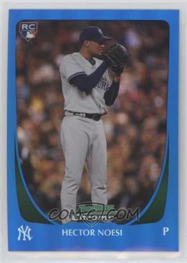 2011 Bowman Chrome - [Base] - Blue Refractor #214 - Hector Noesi /150