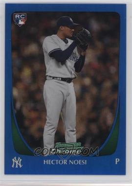 2011 Bowman Chrome - [Base] - Blue Refractor #214 - Hector Noesi /150