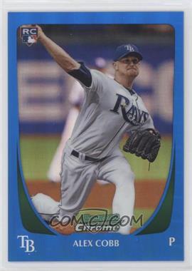 2011 Bowman Chrome - [Base] - Blue Refractor #217 - Alex Cobb /150