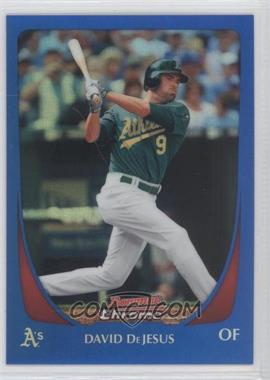 2011 Bowman Chrome - [Base] - Blue Refractor #42 - David DeJesus /150