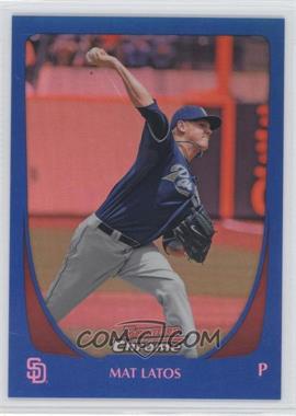 2011 Bowman Chrome - [Base] - Blue Refractor #47 - Mat Latos /150