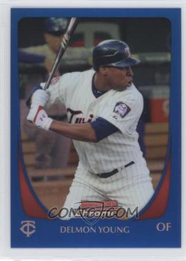 2011 Bowman Chrome - [Base] - Blue Refractor #61 - Delmon Young /150