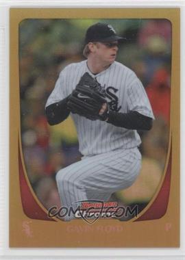 2011 Bowman Chrome - [Base] - Gold Refractor #117 - Gavin Floyd /50