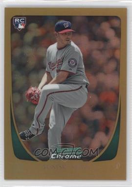 2011 Bowman Chrome - [Base] - Gold Refractor #180 - Yunesky Maya /50