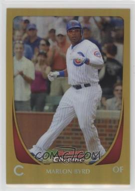 2011 Bowman Chrome - [Base] - Gold Refractor #7 - Marlon Byrd /50