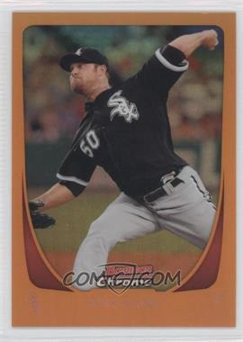 2011 Bowman Chrome - [Base] - Orange Refractor #109 - John Danks /25