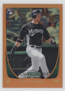 2011 Bowman Chrome - [Base] - Orange Refractor #219 - Scott Cousins /25