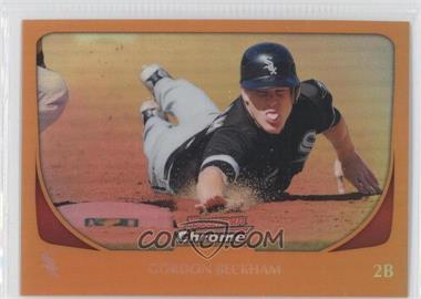 2011 Bowman Chrome - [Base] - Orange Refractor #41 - Gordon Beckham /25