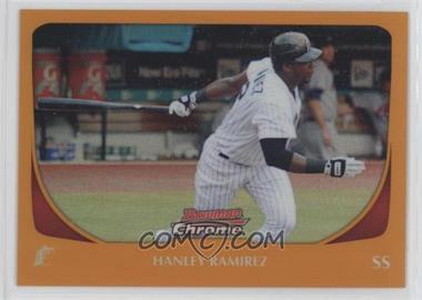 2011 Bowman Chrome - [Base] - Orange Refractor #8 - Hanley Ramirez /25