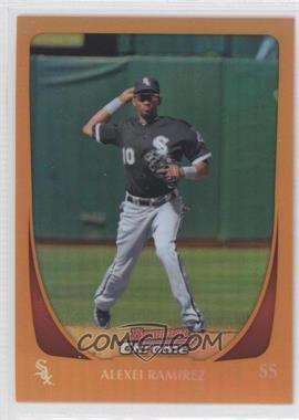 2011 Bowman Chrome - [Base] - Orange Refractor #89 - Alexei Ramirez /25