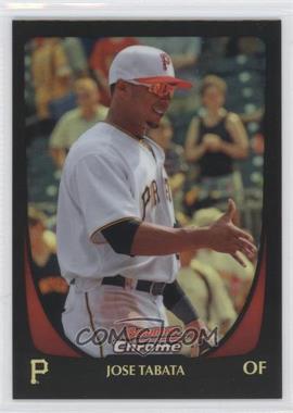 2011 Bowman Chrome - [Base] - Refractor #119 - Jose Tabata