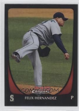 2011 Bowman Chrome - [Base] - Refractor #123 - Felix Hernandez