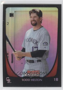 2011 Bowman Chrome - [Base] - Refractor #126 - Todd Helton