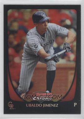 2011 Bowman Chrome - [Base] - Refractor #127 - Ubaldo Jimenez