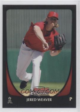 2011 Bowman Chrome - [Base] - Refractor #140 - Jered Weaver