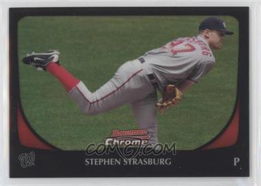 2011 Bowman Chrome - [Base] - Refractor #159 - Stephen Strasburg