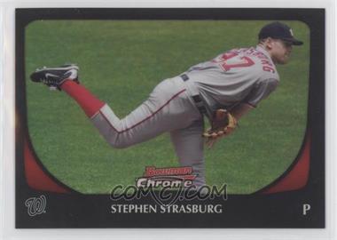 2011 Bowman Chrome - [Base] - Refractor #159 - Stephen Strasburg