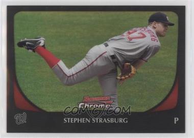 2011 Bowman Chrome - [Base] - Refractor #159 - Stephen Strasburg