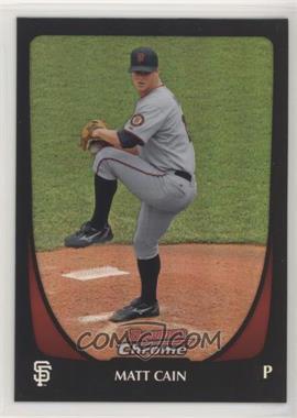 2011 Bowman Chrome - [Base] - Refractor #39 - Matt Cain