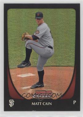 2011 Bowman Chrome - [Base] - Refractor #39 - Matt Cain