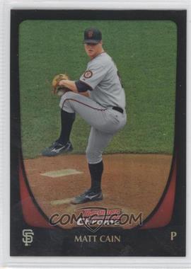 2011 Bowman Chrome - [Base] - Refractor #39 - Matt Cain