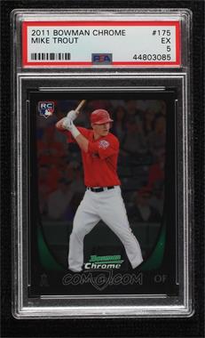 2011 Bowman Chrome - [Base] #175 - Mike Trout [PSA 5 EX]