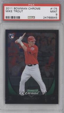 2011 Bowman Chrome - [Base] #175 - Mike Trout [PSA 9 MINT]