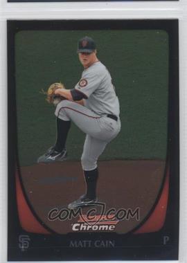 2011 Bowman Chrome - [Base] #39 - Matt Cain