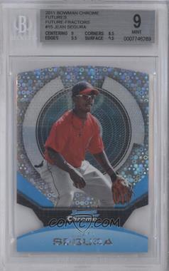 2011 Bowman Chrome - Futures - Future-Fractor #15 - Jean Segura [BGS 9 MINT]