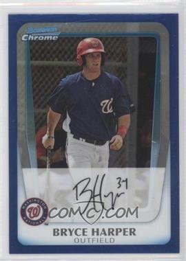 2011 Bowman Chrome - Prospects - Blue Refractor #BCP111 - Bryce Harper /150